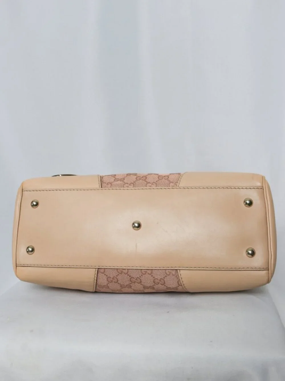 Gucci Lovely Heart pink glittery GG canvas boston bag
